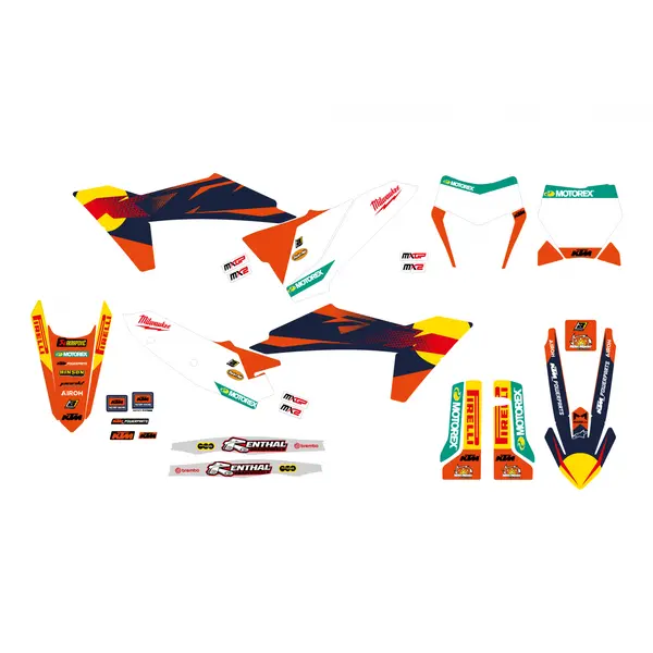 Kit autocollants Factory Grafik BLACKBIRD RACING - vue 2