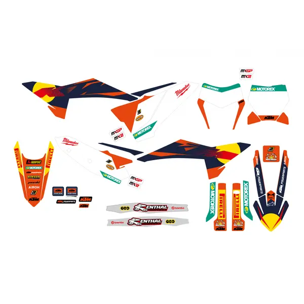 Kit autocollants Factory Grafik BLACKBIRD RACING - vue 2