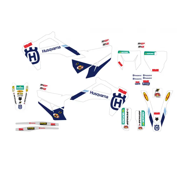 Kit autocollants Factory Grafik Blackbird Racing - vue 2
