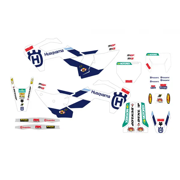 Kit autocollants Factory Grafik BLACKBIRD RACING - vue 2