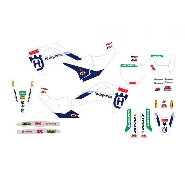 Kit autocollants Factory Grafik BLACKBIRD RACING - vue 2