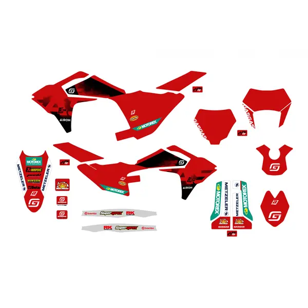 Kit autocollants Factory Grafik BLACKBIRD RACING - vue 2