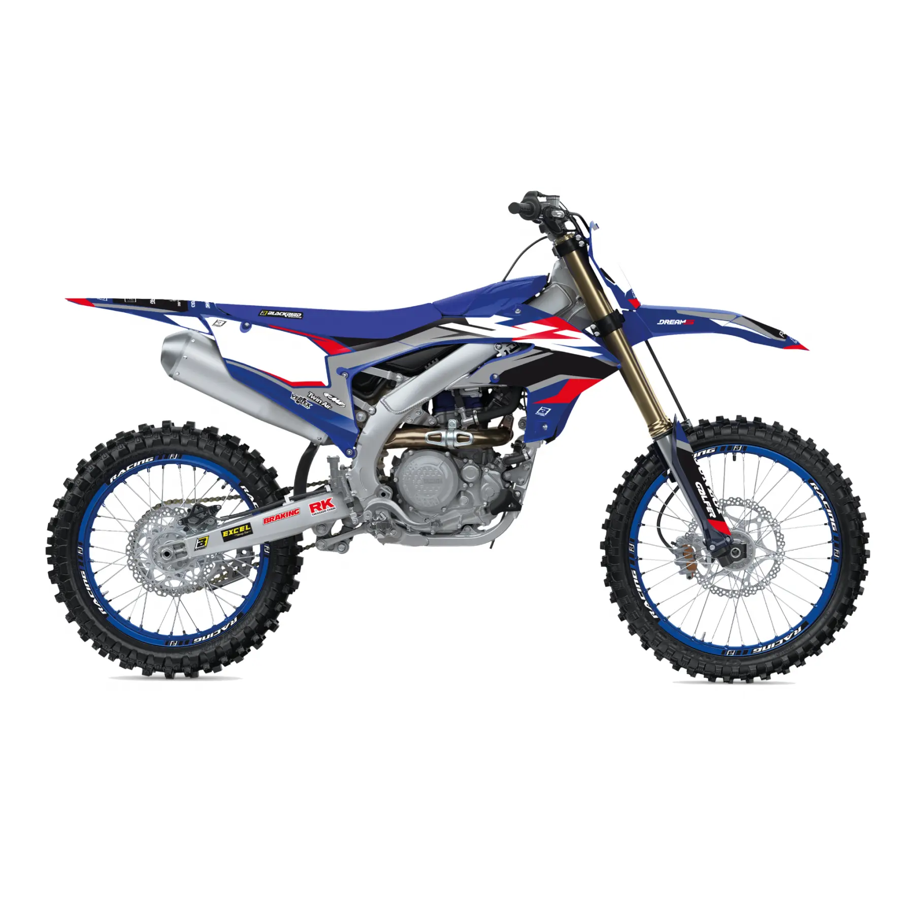Kit autocollants Dream 5 chromé Blackbird Racing