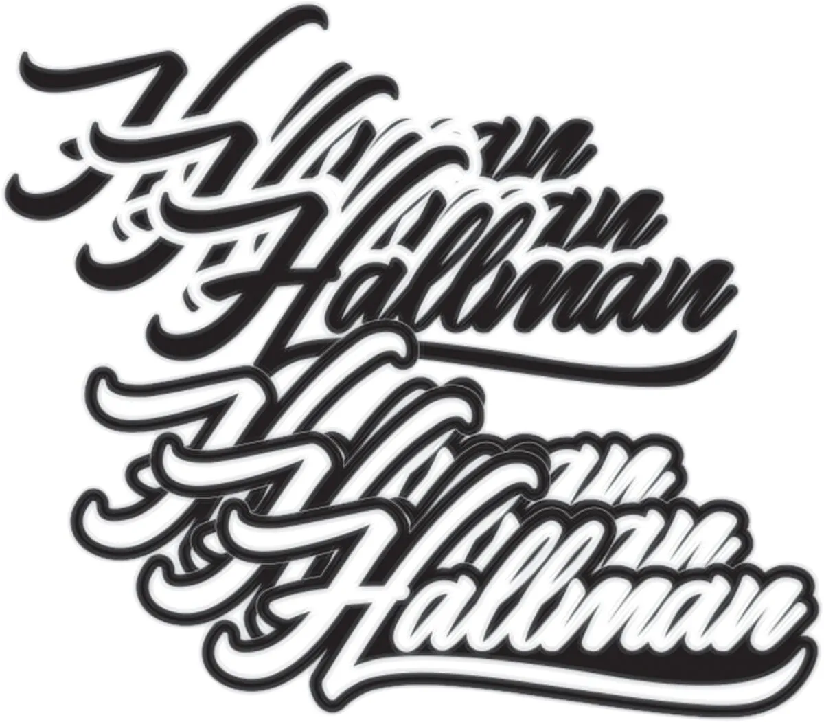 Feuille d'autocollants Thor Hallman