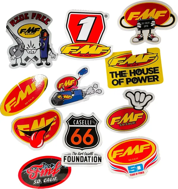 Pack de décalcomanies FMF Go Fast