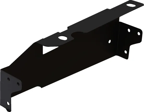Support d'installation pour 3e amplificateur Hogtunes - vue 3