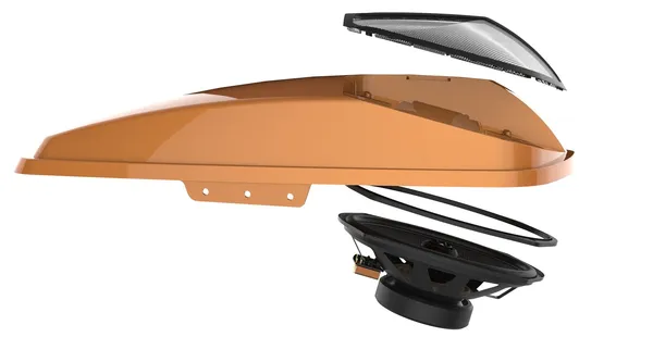 Kit couvercle de sacoche et haut-parleurs XL HOGTUNES - vue 3