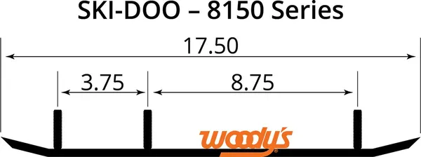 Barre d'usure Extender Trail III Flat-Top Woody's - vue 2