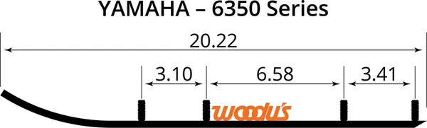 Barre d'usure Woody's Extender Trail III Flat-Top - vue 2