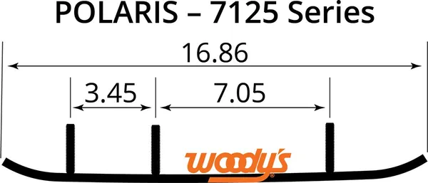 Barres d'usure Woody's Executive Series Flat-Top - vue 2