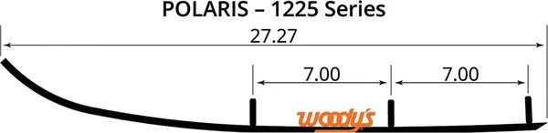 Barres d'usure Trail Blazer IV Flat-Top Woody's - vue 2