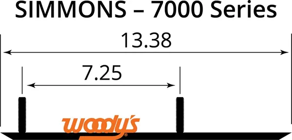 Barres d'usure Trail Blazer IV Flat-Top Woody's - vue 3