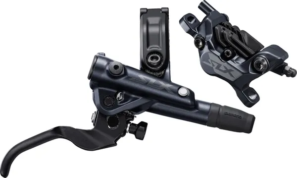 Frein a disque VTT hydraulique Shimano SLX M7120 arriere noir durite systeme 4 pistons 1700MM (sans disque) - vue 2