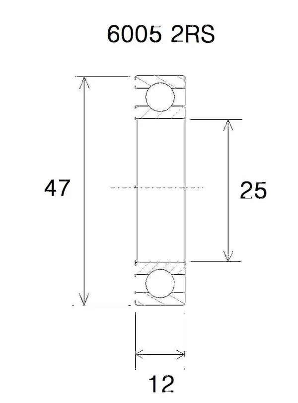 Roulement B3 Black Bearing