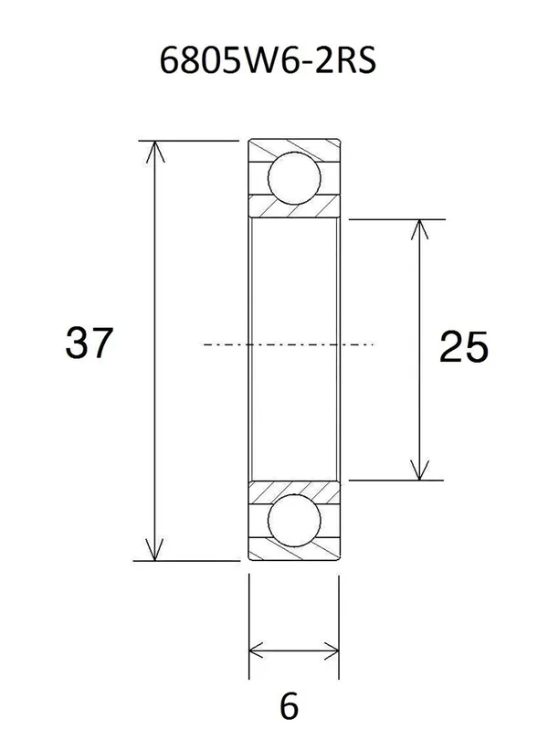 Roulement B3 Black Bearing