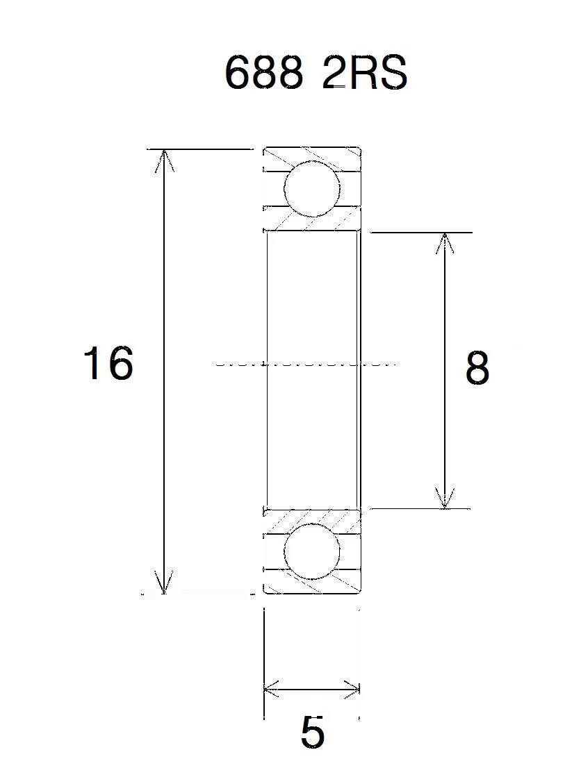 Roulement B3 Black Bearing