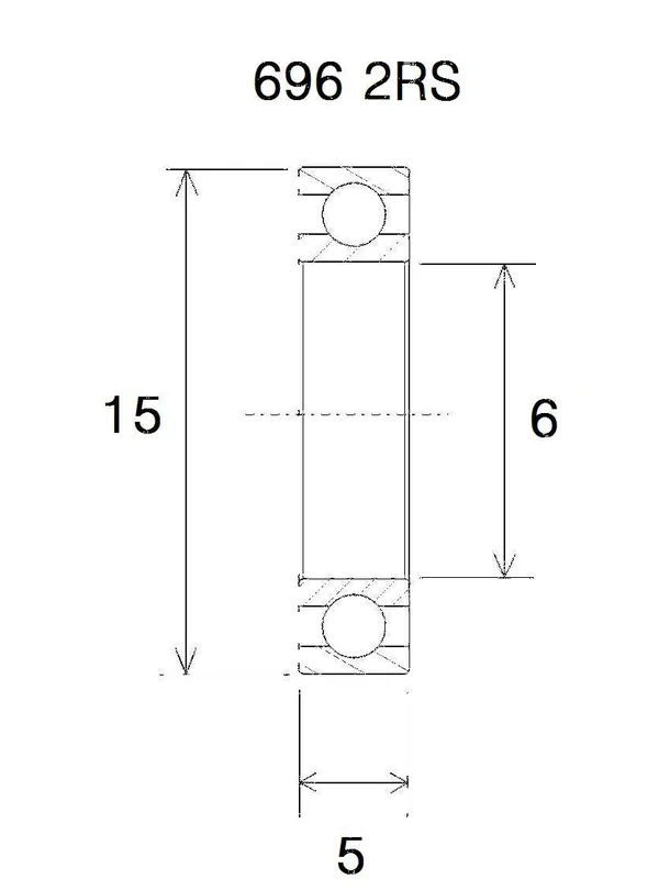 Roulement B3 Black Bearing