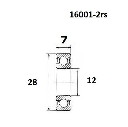 Roulement B5 Black Bearing