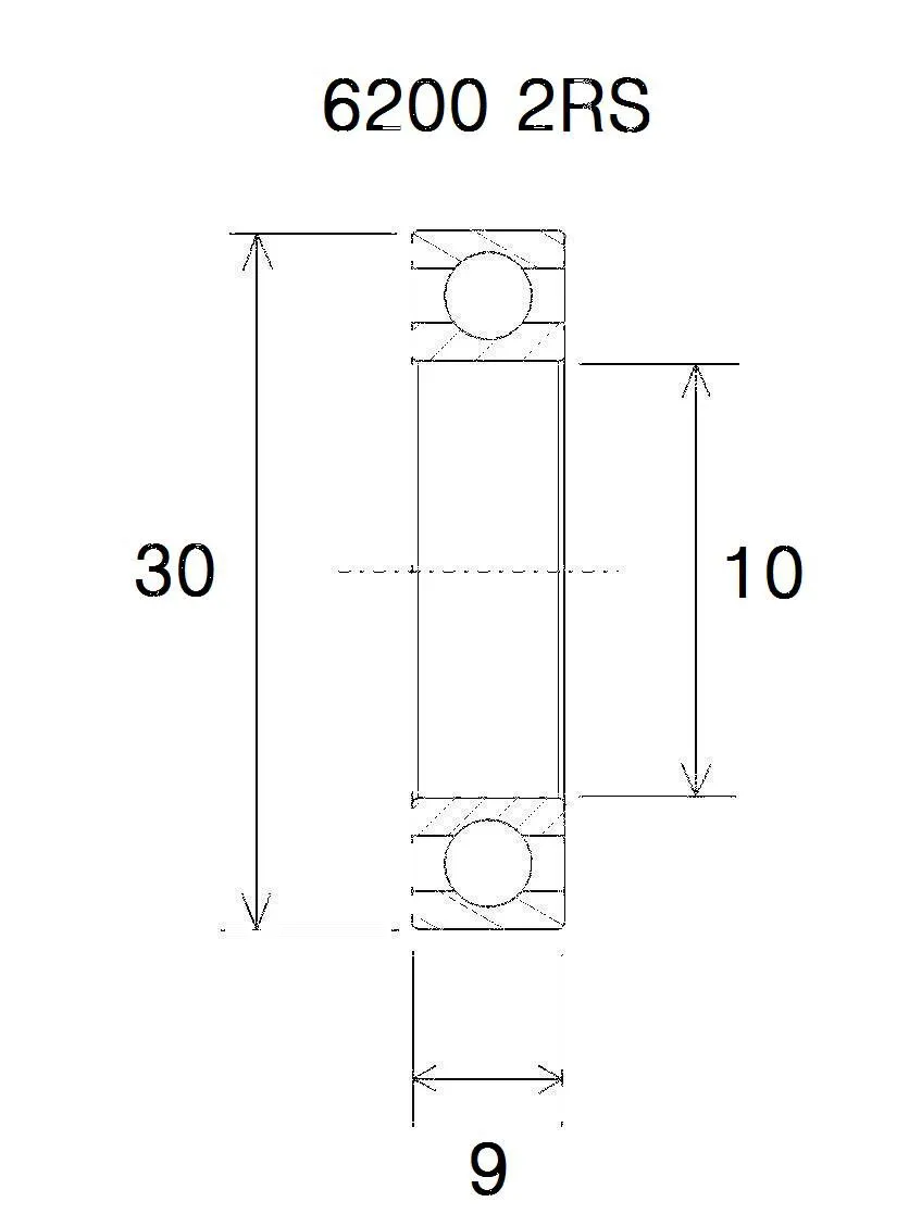 Roulement B5 Black Bearing