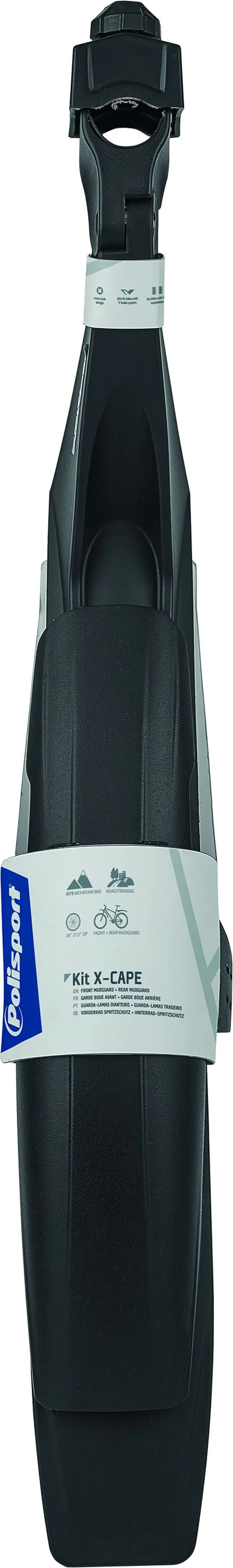 Garde-boue avant et arrière X-Cape pour VTT Polisport Bicycle - vue 2