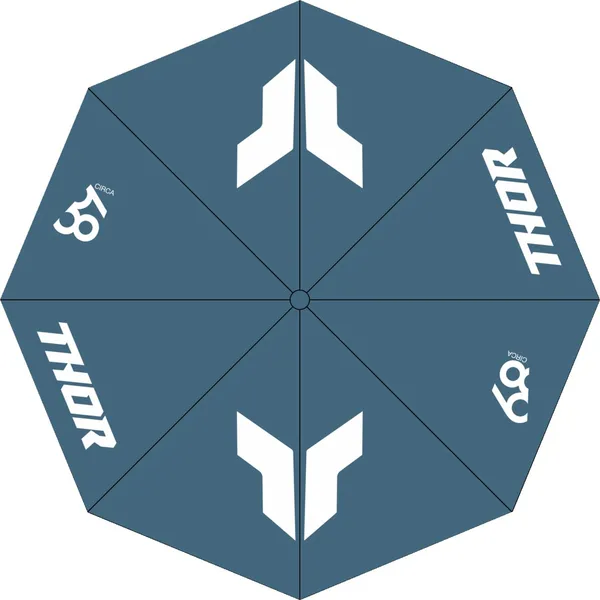 Parapluie Thor bleu acier