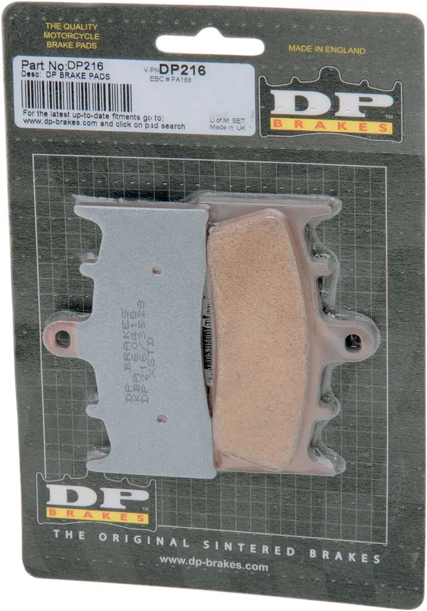 Plaquettes de frein avant DP BRAKES Kawasaki/Suzuki - vue 2