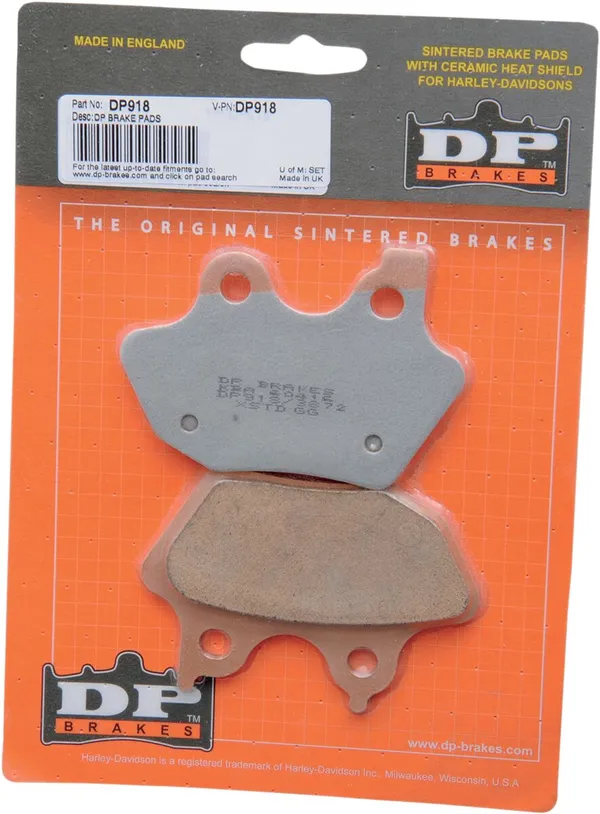 Plaquettes de frein en métal fritté DP BRAKES pour Harley/Buell - vue 2