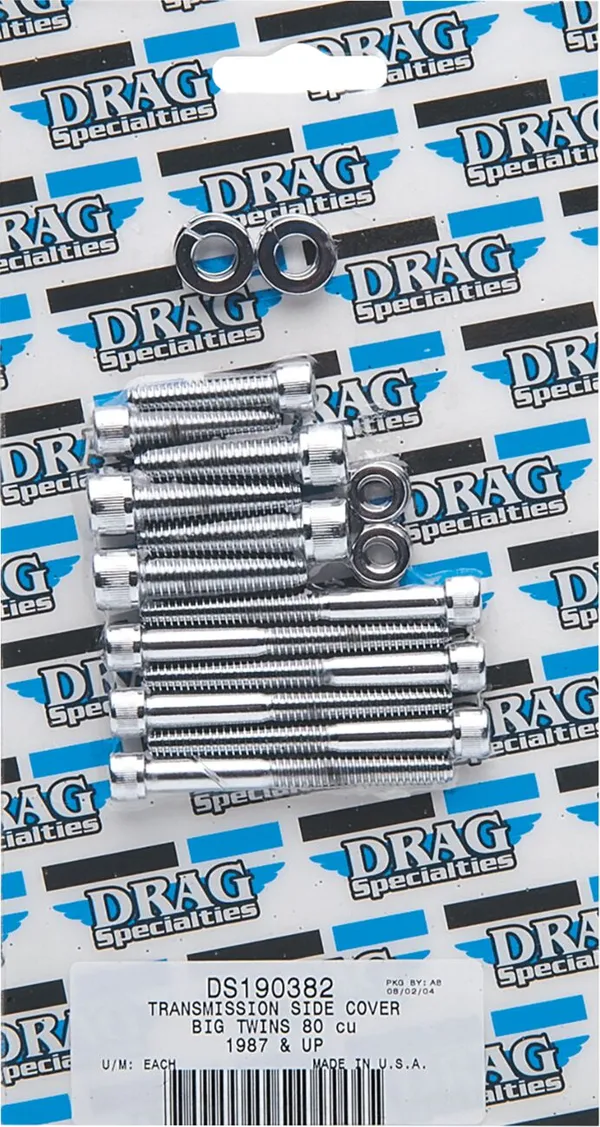 Jeu de boulons pour couvercle latéral de transmission DRAG SPECIALTIES - vue 2