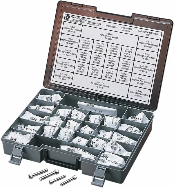 Assortiment de vis BTR à filetage fin Drag Specialties - vue 2