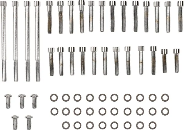 Kit de vis pour cache latéral arbre à cames/primaires Drag Specialties - vue 3