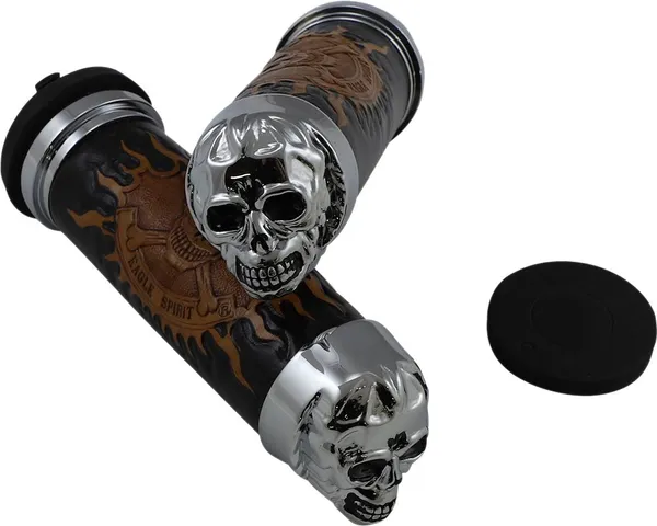 Poignées tête de mort DRAG SPECIALTIES - vue 2