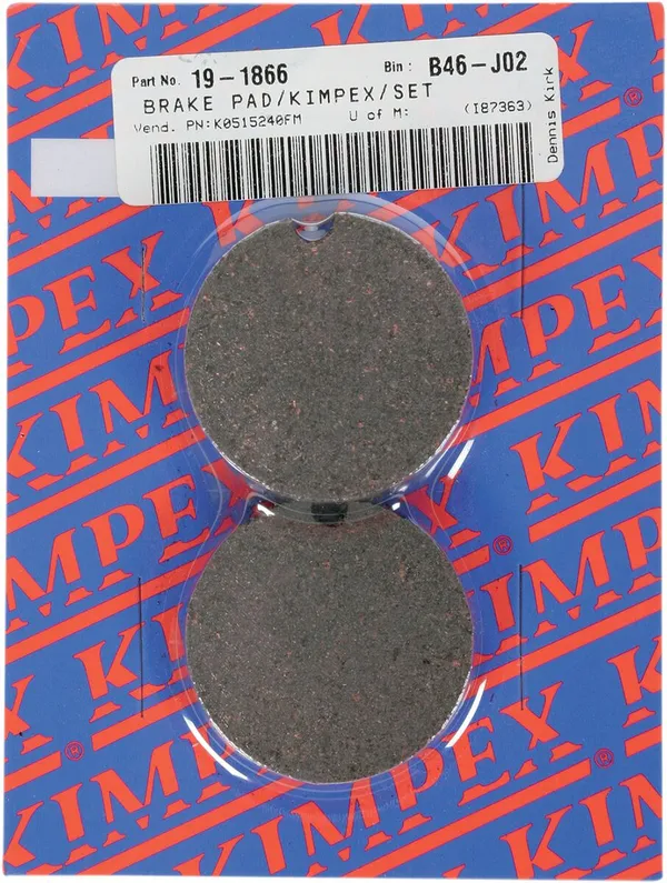 Plaquettes de frein KIMPEX - vue 2