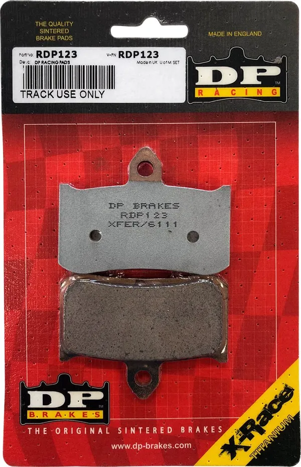 Plaquettes de frein frittées titane DP BRAKES RDP X-Race - vue 2