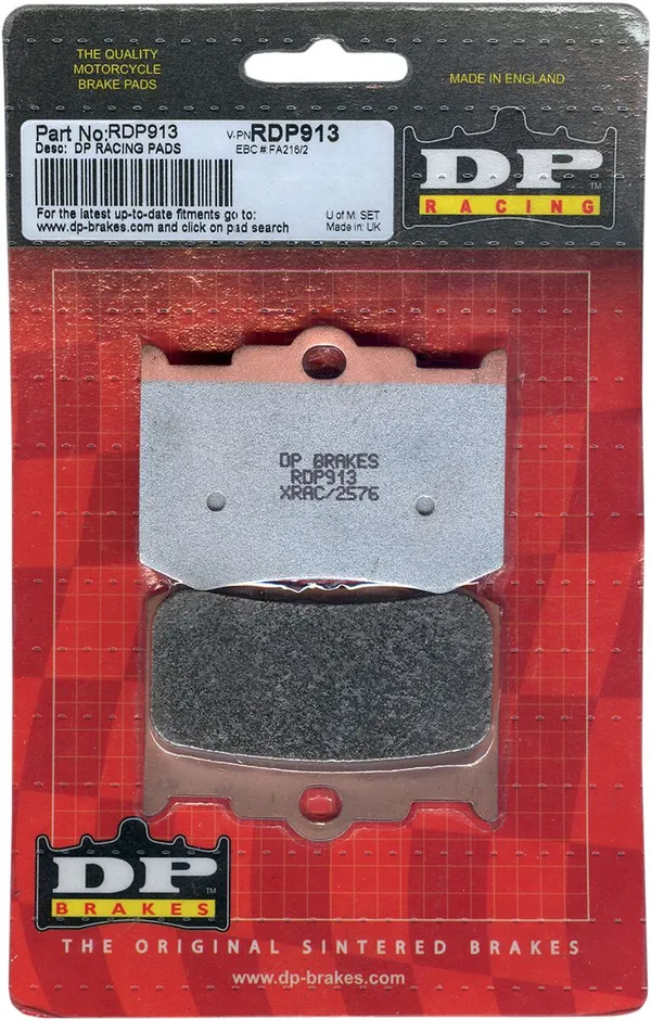 Plaquettes de frein frittées titane DP BRAKES RDP X-Race - vue 2