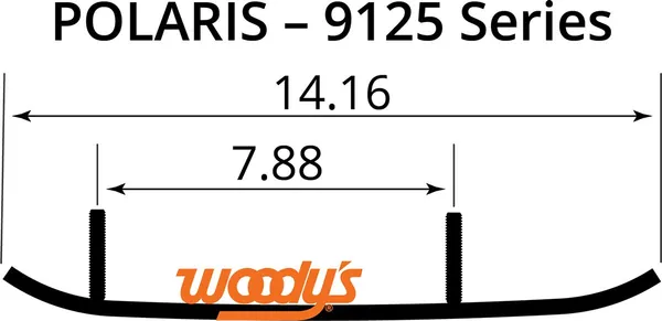 Barres d'usure Trail Blazer IV Flat-Top Woody's - vue 2