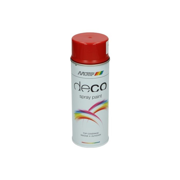 Bombe de peinture Motip brillant rouge 400 ml 01628