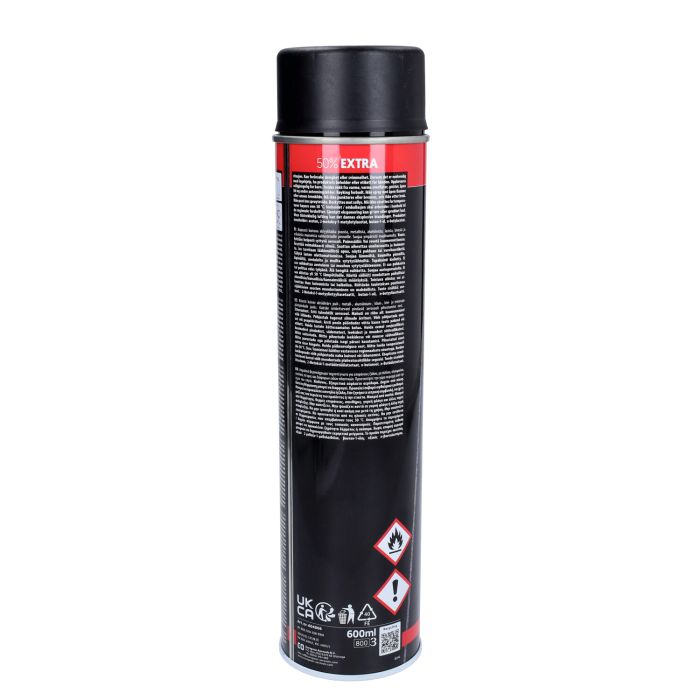 Bombe de peinture Motip aérosol 600 ml noir mat 604006 - vue 2