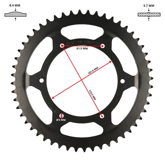 Couronne Esjot 52 dents GPR - vue 5