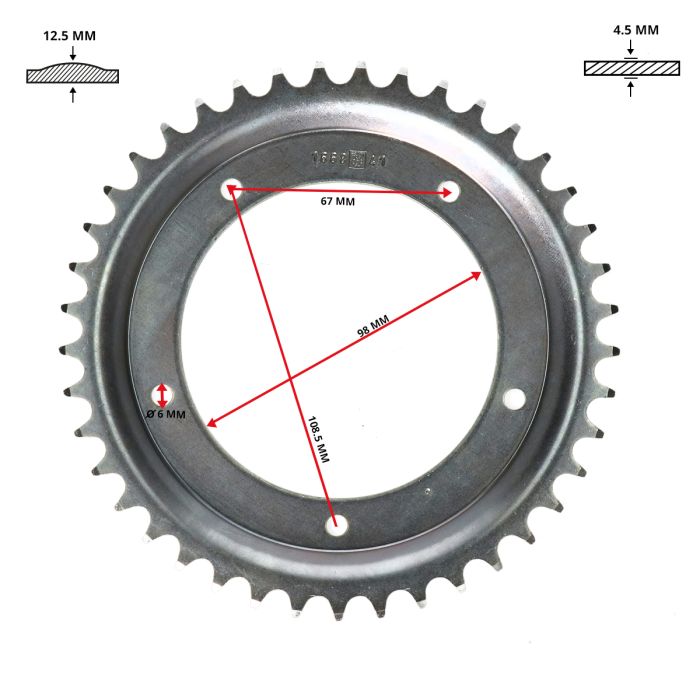 Couronne Esjot 41T P1 Z-One - vue 5