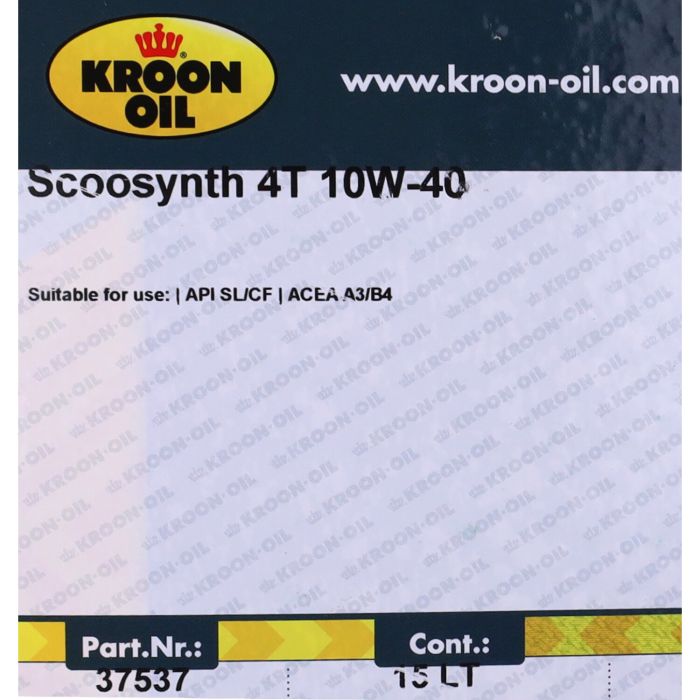 Huile moteur Kroon 10W40 4 temps 15L - vue 2