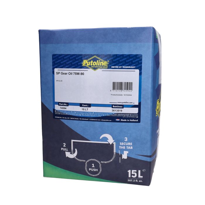 Huile de transmission Putoline 75W90 bag-in-box 15L 74594 - vue 2