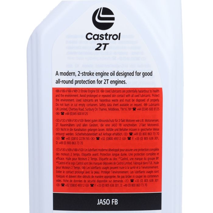 Huile 2 temps Castrol 15f651 - vue 3