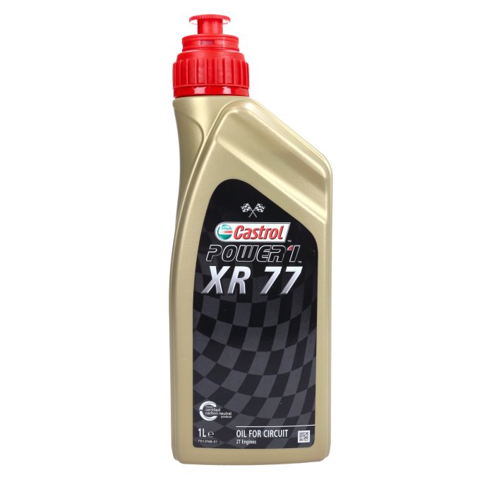 Huile 2 temps Castrol course synthétiseur complet. XR77 1L cyclomoteur, moto, scooter 2t 15adc0 - vue 2