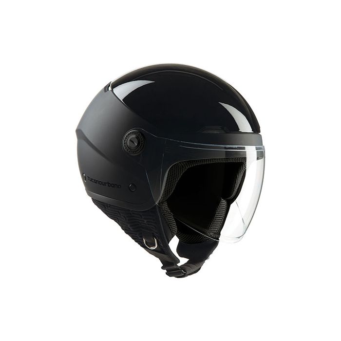 Casque Tucano demi-jet El Pop M noir brillant/noir mat - vue 6