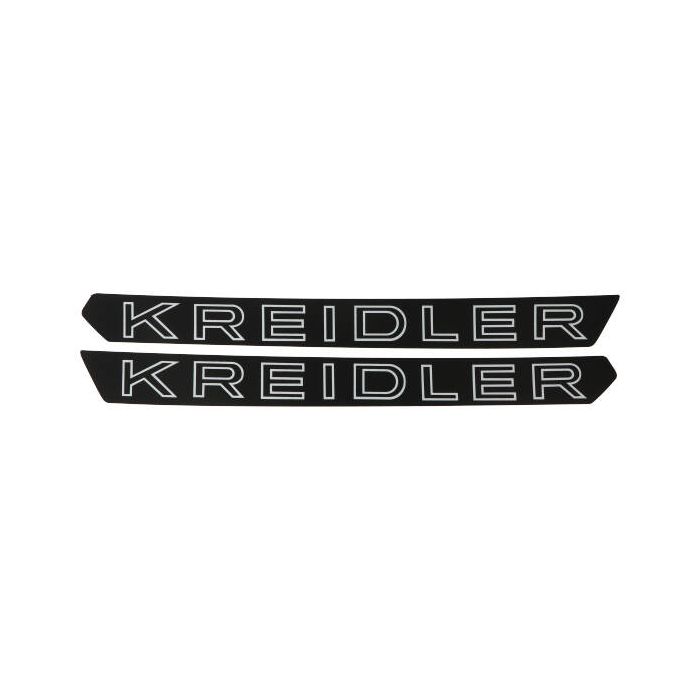 Kit décoration réservoir d'essence 1973-1975 noir et blanc Kreidler