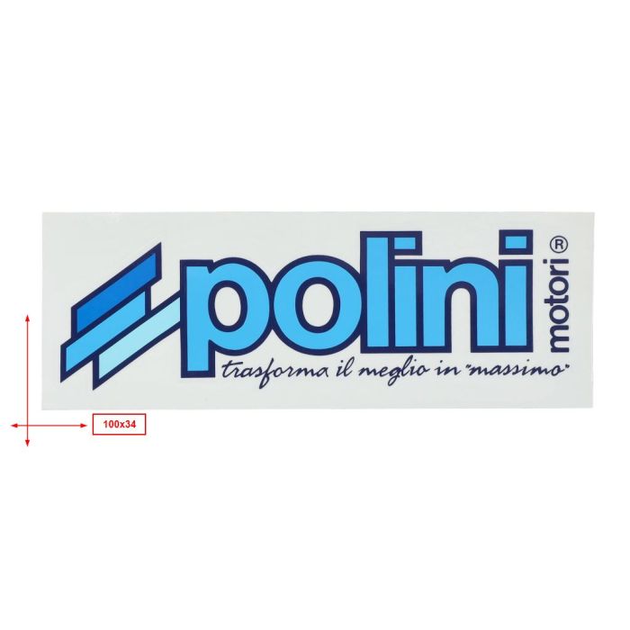 Sticker Polini 100x34 097.0191 - vue 2