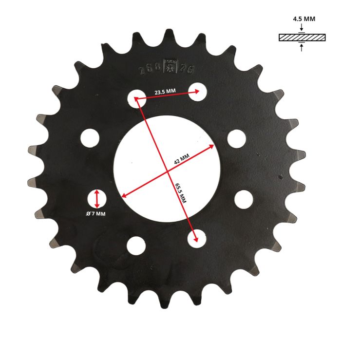 Couronne Esjot 26t Tomos - vue 2