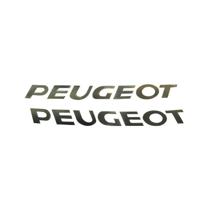 Sticker mot Peugeot noir 2 pièces - vue 2