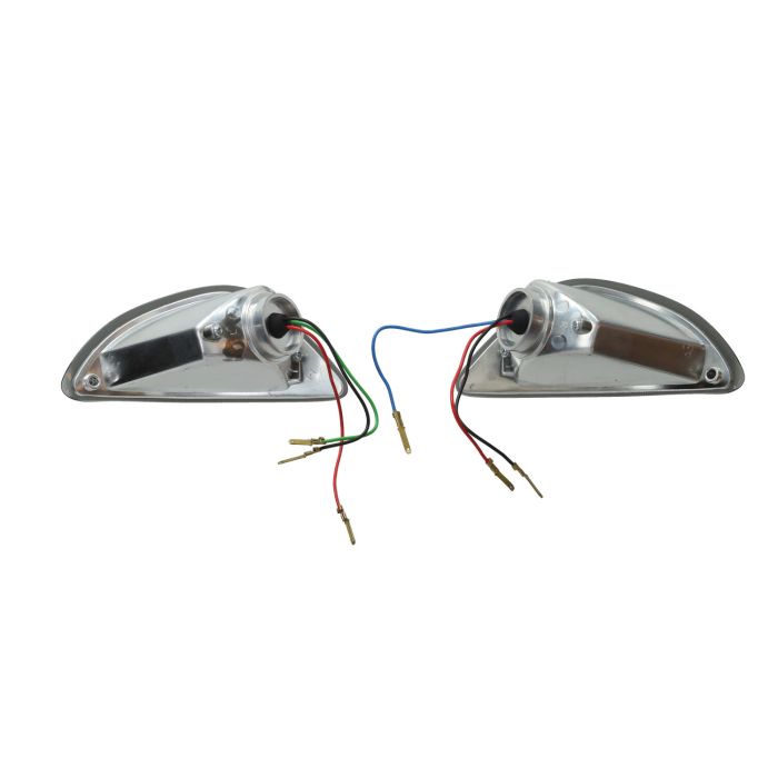 Jeu de clignotant Power1 avec feux de jour homologué Audi E, verre fumé, Vespa S - vue 3