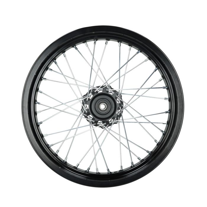 Roue avant complète à rayons 2.50x17 noir SMX Rieju MRT - vue 2